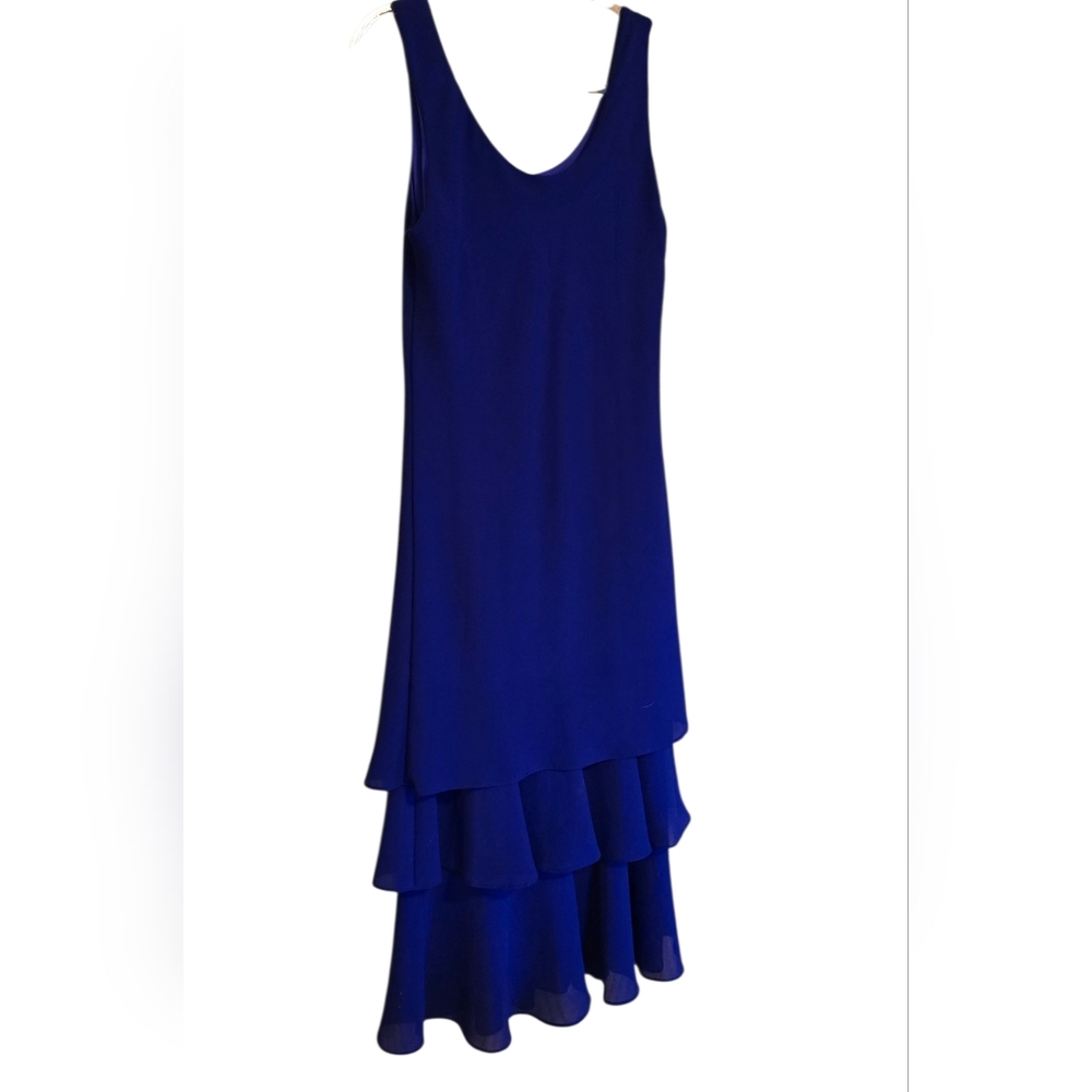 IC Collection Purple Maxi Evening Dress Medium
